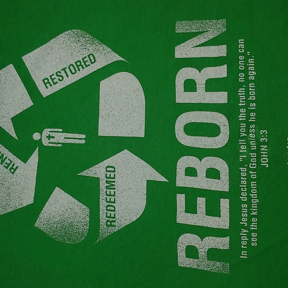 Reborn Scripture tshirt John 3:3 - Picture 5 of 6